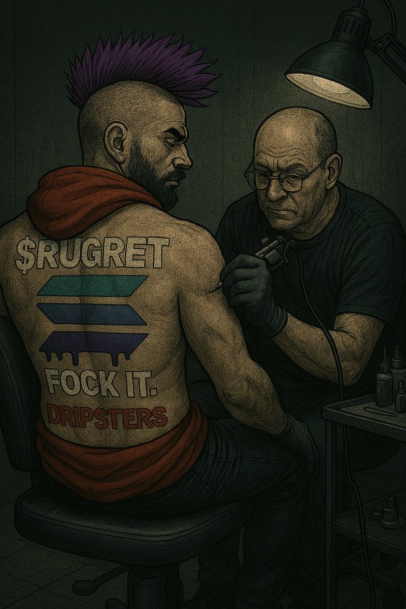 OnlyRugretsLabz's tweet image. Most tokens die in silence.

We’re turning downfall into a movement.

$RUGRET lives loud.