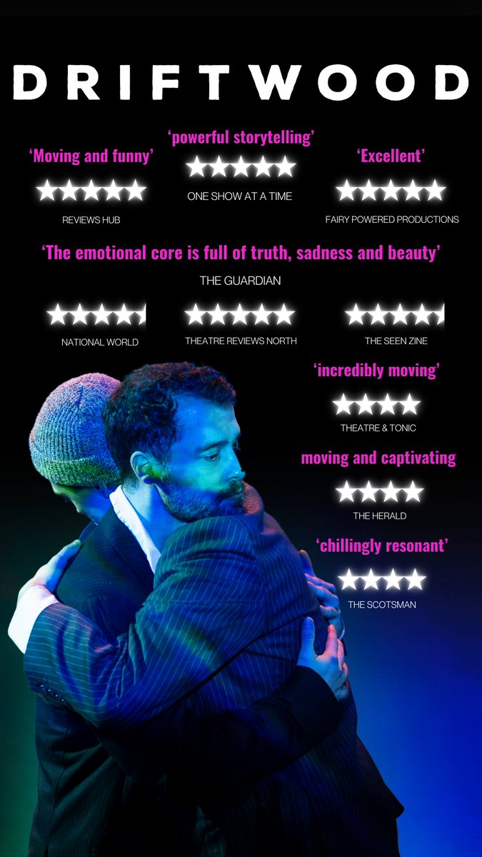 ThickSkin (@thickskintweets) on Twitter photo We can't believe it's only been two weeks since we wrapped up our Driftwood tour, we loved sharing this show with audiences across the UK.
By Tim Foley
Performed by James Westphal and <a href="/jeromeyates_/">Jerome</a>
Directors: <a href="/neilbettles/">Neil Bettles</a> and Elle While
Lighting: <a href="/CharlyDunford/">Charly Dunford</a>
Sound: We can't believe it's only been two weeks since we wrapped up our Driftwood tour, we loved sharing this show with audiences across the UK.
By Tim Foley
Performed by James Westphal and <a href="/jeromeyates_/">Jerome</a>
Directors: <a href="/neilbettles/">Neil Bettles</a> and Elle While
Lighting: <a href="/CharlyDunford/">Charly Dunford</a>
Sound: