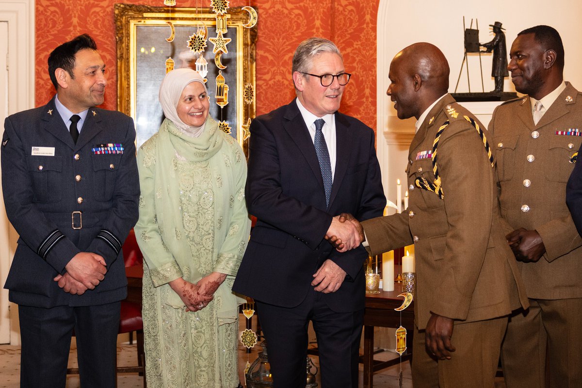 Eid celebrations at 10 Downing Street this week 🌙