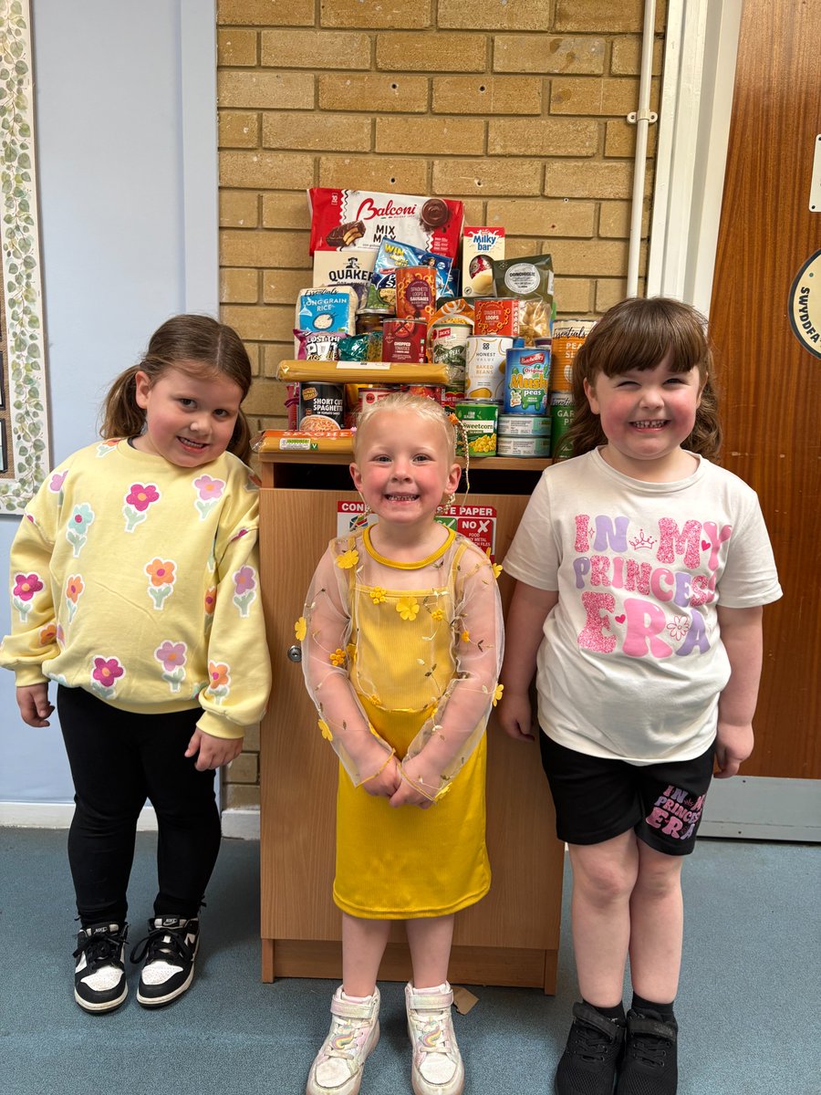 Your generosity for today's Own Clothes Day was heartwarming. This month we asked for donations to Flintshire Foodbank, which we will deliver to the local collection point later today - they will make a huge difference and be hugely appreciated by local families <a href="/FlintshireFoodB/">Flintshire Foodbank</a>