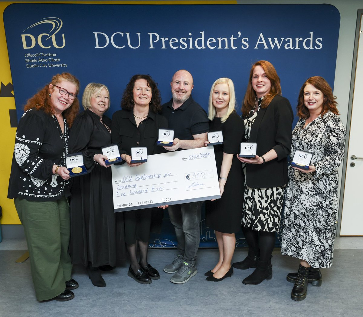 The #DCUPresidentAwards for Engagement took place yesterday, celebrating the impact of the engagement of DCU staff and students with the life of the wider community.

You can read about the award recipients here: launch.dcu.ie/41ZhPWc

#WeAreDCU