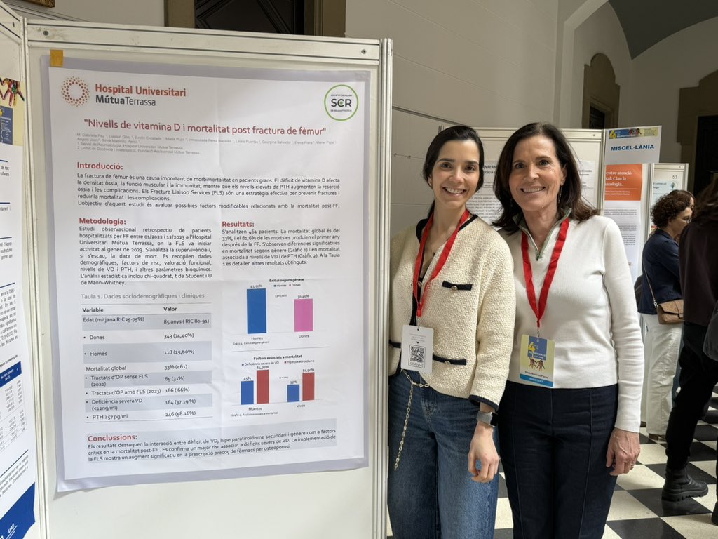 ReumatologiaMT's tweet photo. El Servei de Reumatologia de l’HUMT presenta dades de varis estudis, com a posters de la 4 Diada de Reumatologia de la @SCReuma. #DiadaReuma25.
Continuem en marxa!! https://t.co/8kQdZWxLK7