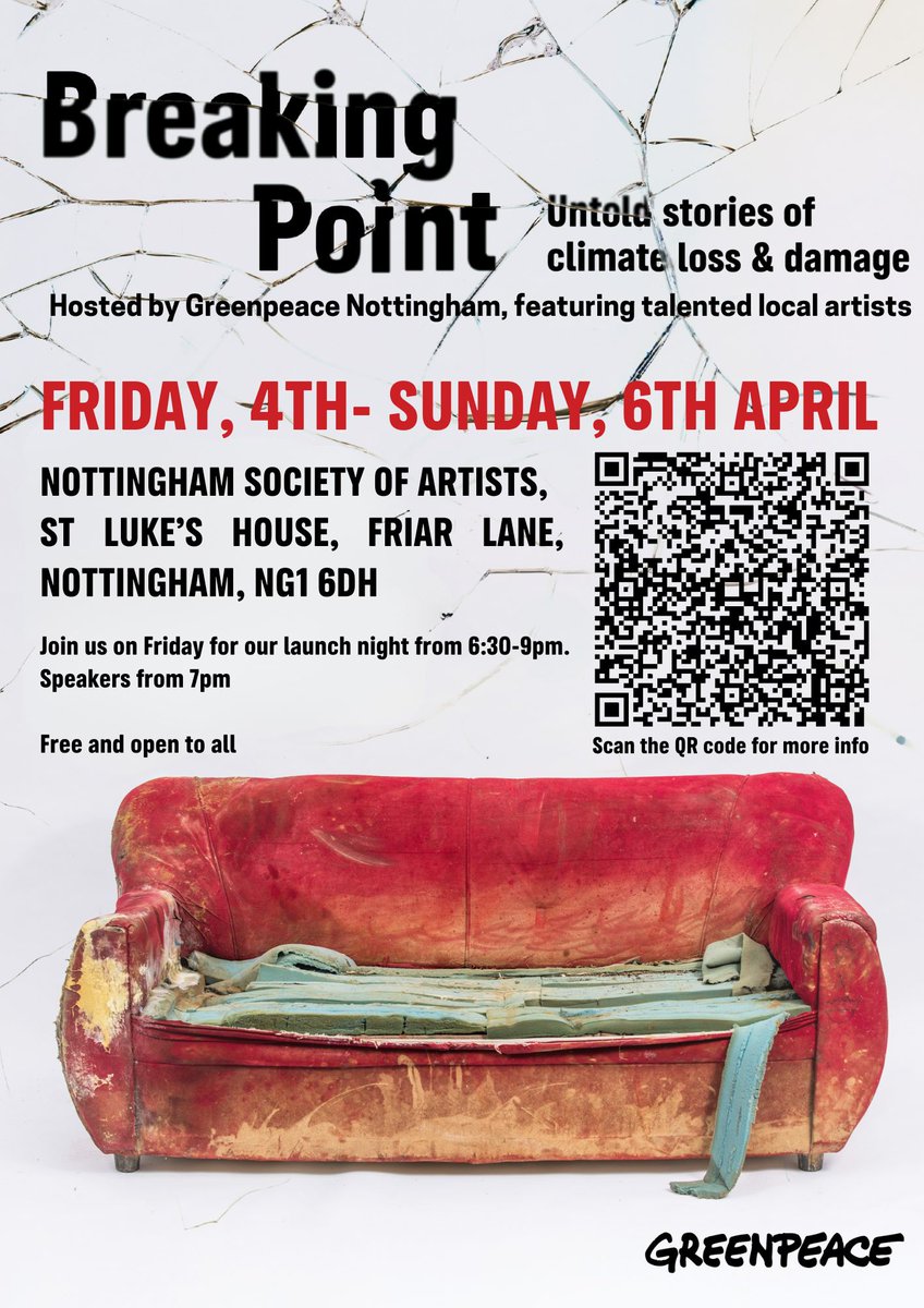 GreenpeaceNotts's tweet photo. Starting today!
@nottslive @Notts_TV @MagpieBrewery @nottsgreenparty @NottsLocalNews @things_to_do @Nottswildlife @nottm @NottmGreenFest @Transport_Nottm @Nottm_Con @NottmPlayhouse @VisitNotts @now_nottingham @CN2028 @XRNottm @BBCNottingham @MyNottingham https://t.co/vniODoFliy