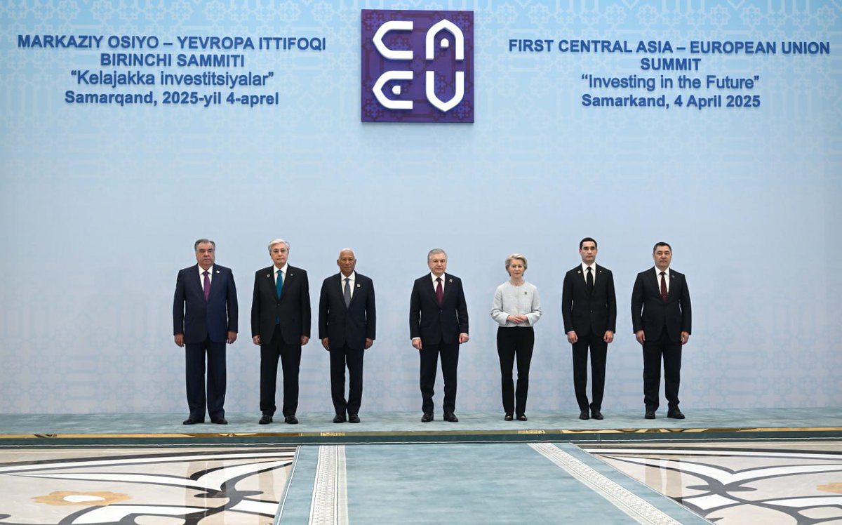 Joint Declaration following the first European Union-Central Asia summit  

🇪🇺🇰🇿 🇰🇬🇹🇯 🇹🇲 🇺🇿

🔗europa.eu/!cTJTjf