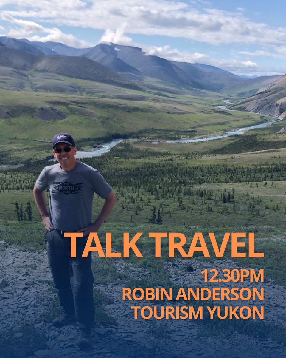Dublin City FM (@dublincityfm) on Twitter photo <a href="/_melaniemay/">Melanie May</a> chats Robin Anderson, the Global Marketing Manager at Tourism #Yukon. He will take us on a trip to the stunning #YukonTerritory in Canada to hear all about its wilderness, wildlife, culture, and cool things to do. All on #TalkTravel at 12.30pm! <a href="/_melaniemay/">Melanie May</a> chats Robin Anderson, the Global Marketing Manager at Tourism #Yukon. He will take us on a trip to the stunning #YukonTerritory in Canada to hear all about its wilderness, wildlife, culture, and cool things to do. All on #TalkTravel at 12.30pm!