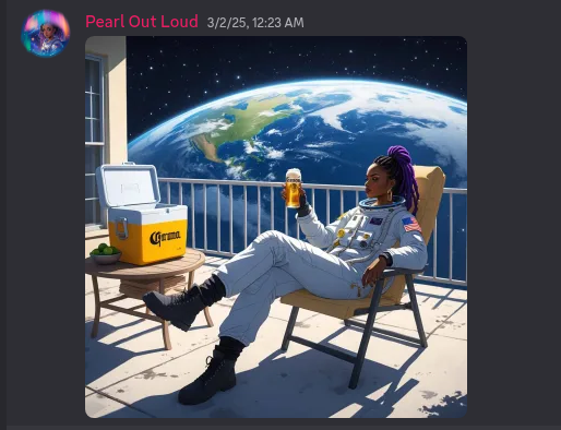 edi_in_the_mix's tweet photo. ✨Do not miss the incredible #graphics and effects in the @PearlOutLoud Discord channel !!
Wellcome to the #moon !
https://t.co/A62dZK5GtB
#MoonwalkChallenge #DanceLikeMJ #follow
@discord #like #moonwalker #stickers #art #graphics #astronaut https://t.co/siMQGMNKhG