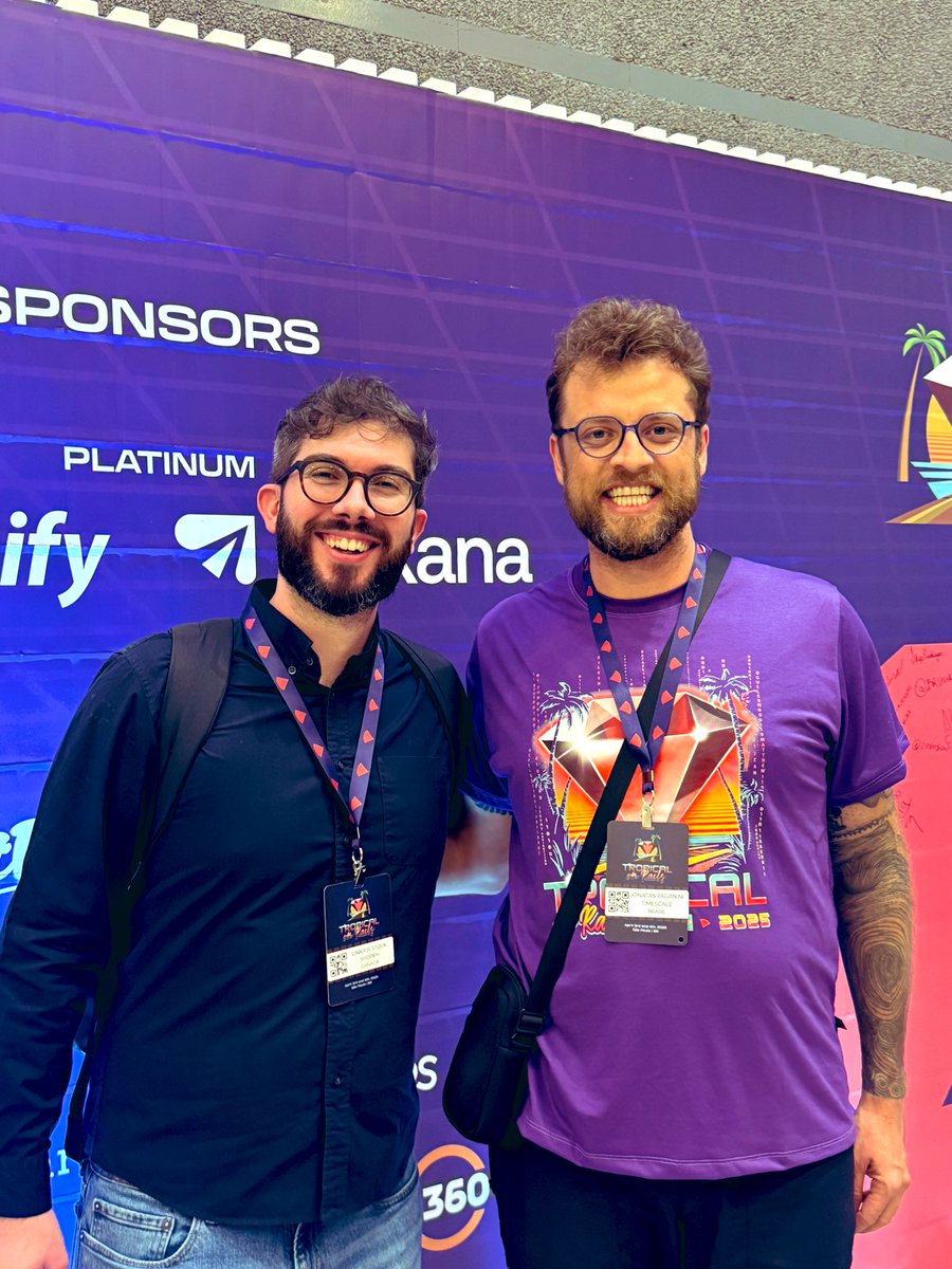 jonatasdp's tweet image. I had a fantastic time on my first day with @tropicalonrails! I’m so grateful to have such great time with #rubyfriends! @rafaelfranca, @vinistock, @rosapolis, @tomrossi7, and @cirdesh!