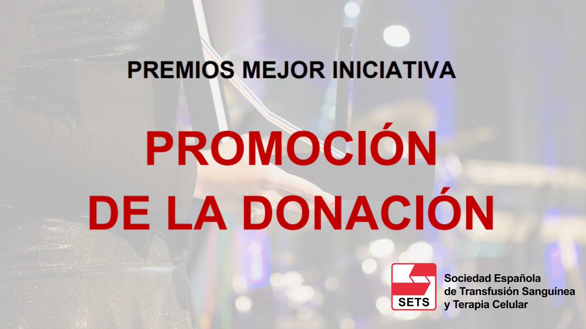 🏆Como todos los años, coincidiendo con el Congreso #SETS2025, convocamos el Premio a la mejor iniciativa de promoción de la #donación🩸
🚨Se admitirán todos los trabajos presentados hasta el 15 de mayo
🔗Consulta las bases a través del siguiente enlace: sets.es/images/site/fo…