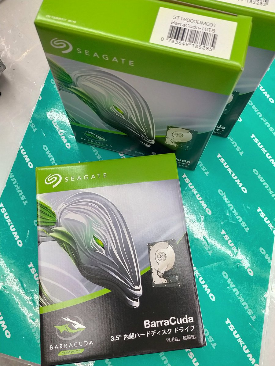 新品 BarraCuda 3.5インチ 16TB ST16000DM001 Amazon | 【Amazon.co.jp限定】 Seagate BarraCuda 3.5インチ 16TB