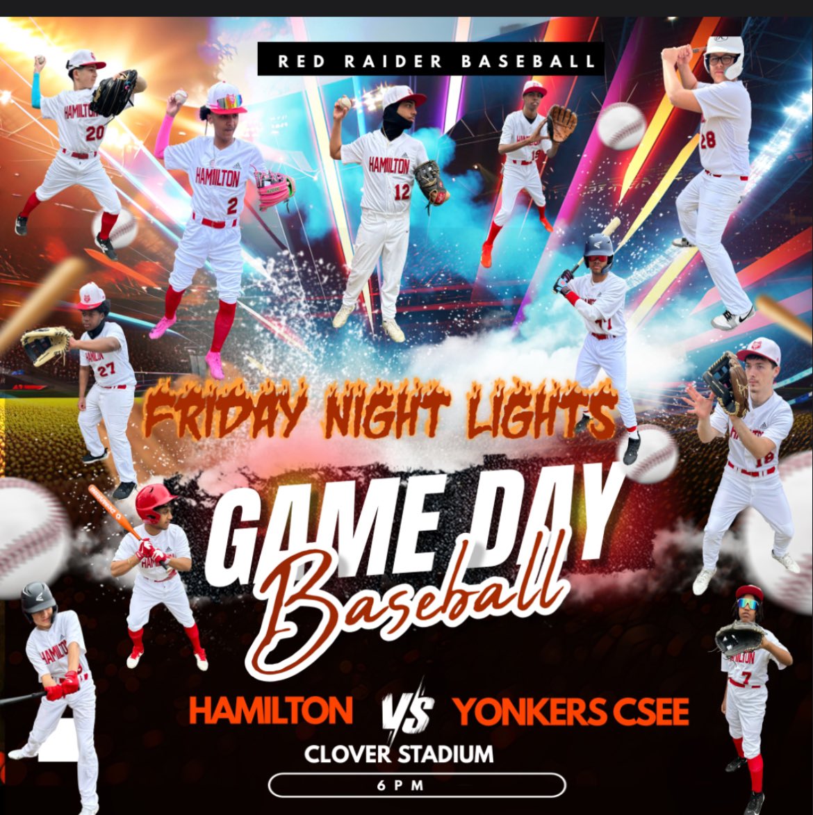 Coach Hop (@redraiderbzbl) on Twitter photo Game Day at Clover Stadium, home field of the <a href="/nyboulders/">New York Boulders</a>. Come out and watch some Red Raider Baseball under the lights. 6PM start.
<a href="/RedRaiderAD/">Hamilton Athletics</a> <a href="/lohudsports/">lohud sports</a> <a href="/KDJmedia1/">Kevin Devaney Jr.</a> Game Day at Clover Stadium, home field of the <a href="/nyboulders/">New York Boulders</a>. Come out and watch some Red Raider Baseball under the lights. 6PM start.
<a href="/RedRaiderAD/">Hamilton Athletics</a> <a href="/lohudsports/">lohud sports</a> <a href="/KDJmedia1/">Kevin Devaney Jr.</a>
