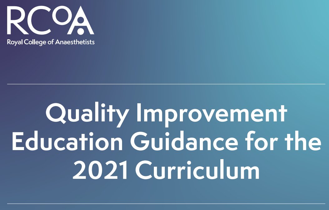 RCoA Centre for Research & Improvement (@rcoa_cri) on Twitter photo The QIWG are very pleased to be able to share this new QI Education Guidance for the 2021 curriculum.
This new guidance has been developed to help you navigate the safety and QI domain.
Check it out here! shorturl.at/WzkD1
<a href="/s_warnak/">Samantha Warnakulasuriya</a> The QIWG are very pleased to be able to share this new QI Education Guidance for the 2021 curriculum.
This new guidance has been developed to help you navigate the safety and QI domain.
Check it out here! shorturl.at/WzkD1
<a href="/s_warnak/">Samantha Warnakulasuriya</a>