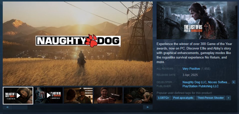 Naughty Dog Info 🐾 tweet media