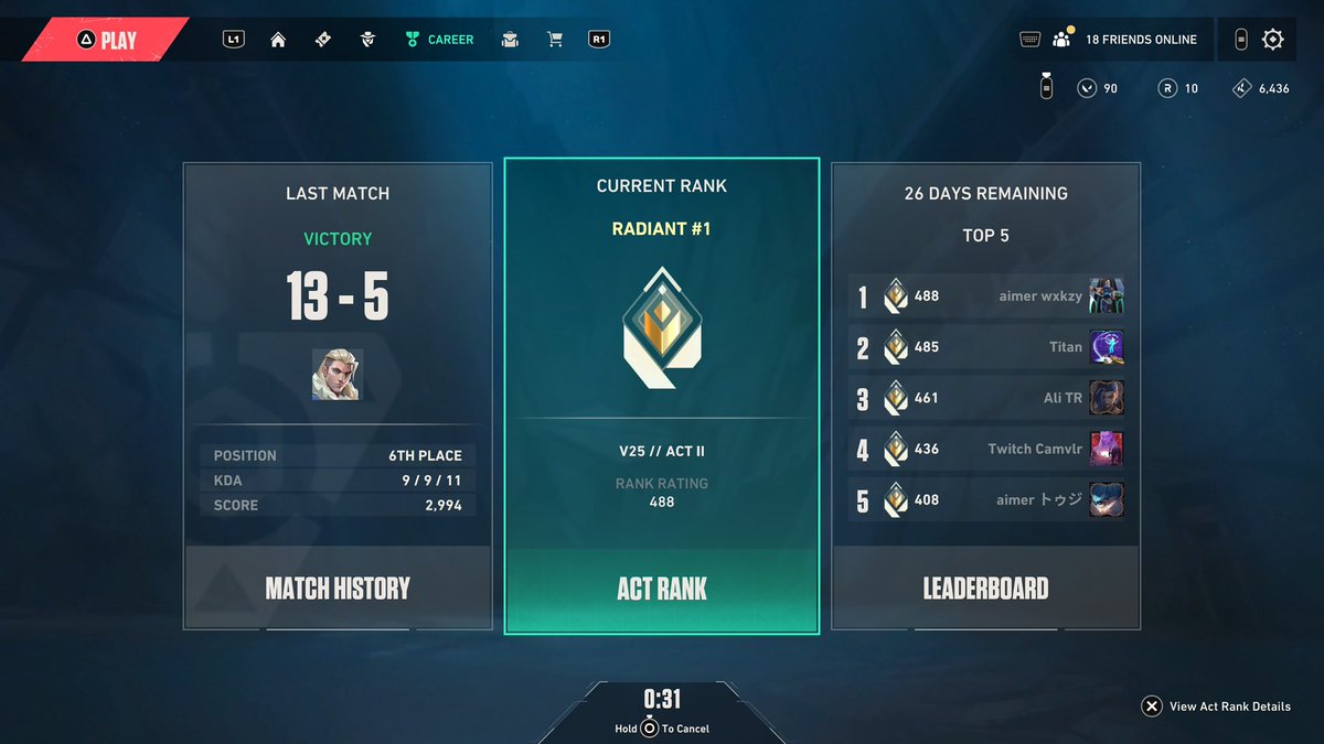 Top #1 radiant aimer on top 🥷🥷
<a href="/VALORANTfr/">VALORANT France</a> <a href="/VALORANT/">VALORANT</a>