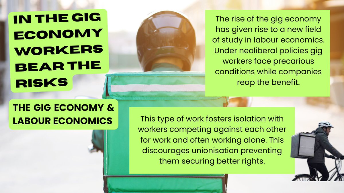 Rethinking Economics (@rethinkecon) on Twitter photo The gig economy reveals a lot about how neoliberal policies treat workers and benefit bosses.
Our latest blog 'The Gig Economy: Flexibility or Fragility?' by <a href="/ShlokaMurarka/">Shloka Murarka</a> is based on a talk by SOAS lecturer <a href="/ckdwarkasing/">Chandni Dwarkasing</a>
Read the full piece: bit.ly/4iUOXEH The gig economy reveals a lot about how neoliberal policies treat workers and benefit bosses.
Our latest blog 'The Gig Economy: Flexibility or Fragility?' by <a href="/ShlokaMurarka/">Shloka Murarka</a> is based on a talk by SOAS lecturer <a href="/ckdwarkasing/">Chandni Dwarkasing</a>
Read the full piece: bit.ly/4iUOXEH