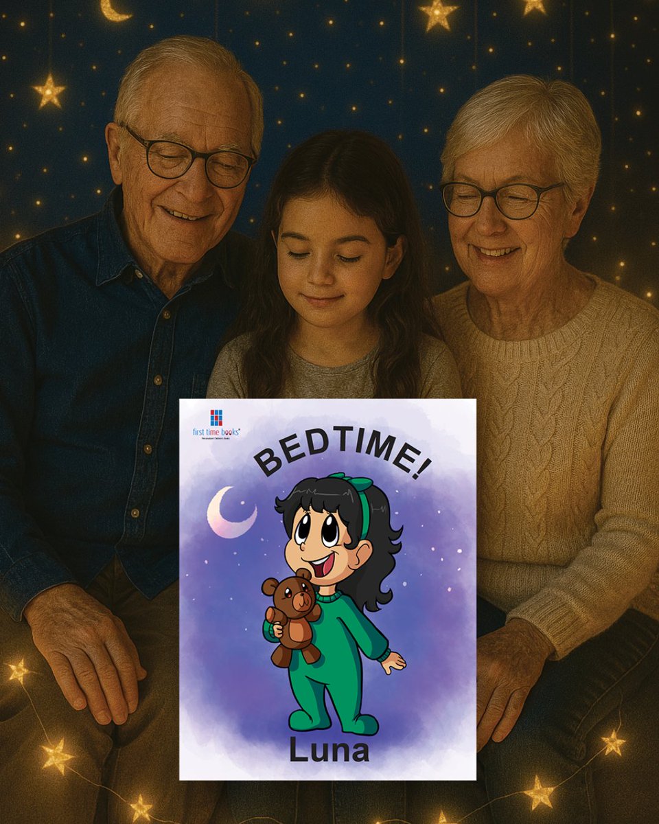 firsttimebooks's tweet photo. Luna’s grandparents are sharing her custom storybook - designed just for her! ✨ https://t.co/Wy8fgHHBc6 https://t.co/UMXoHYRvc8