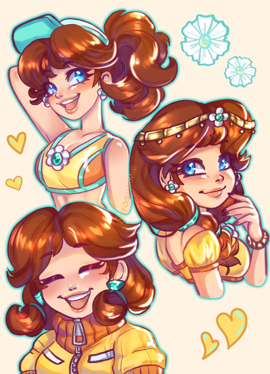 OCTOGummie's tweet image. Daisy! 🌼 #MarioKartWorld #mario