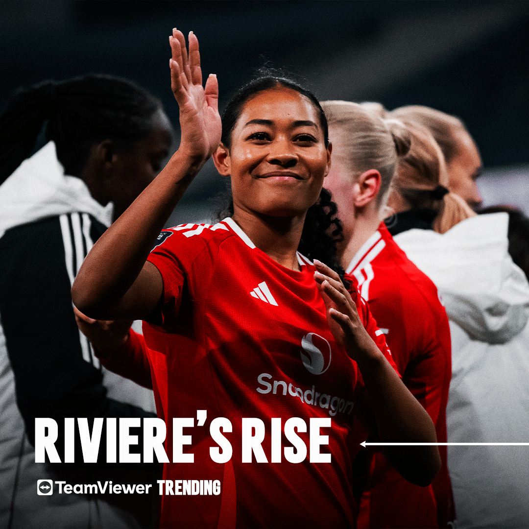 ManUtdWomen's tweet photo. 🌟 @JaydeRiviere continues to sparkle for the Reds 🙌

↔️ @Teamviewer

#MUWomen || #FindYourBetter