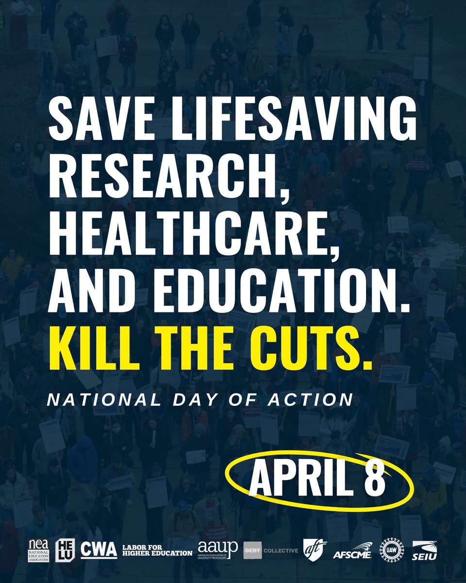 📣 The Trump administration has called for massive cuts to lifesaving research—from cancer to Alzheimer’s to rare diseases, federal funds produce breakthrough research that save the lives of millions or working people.
