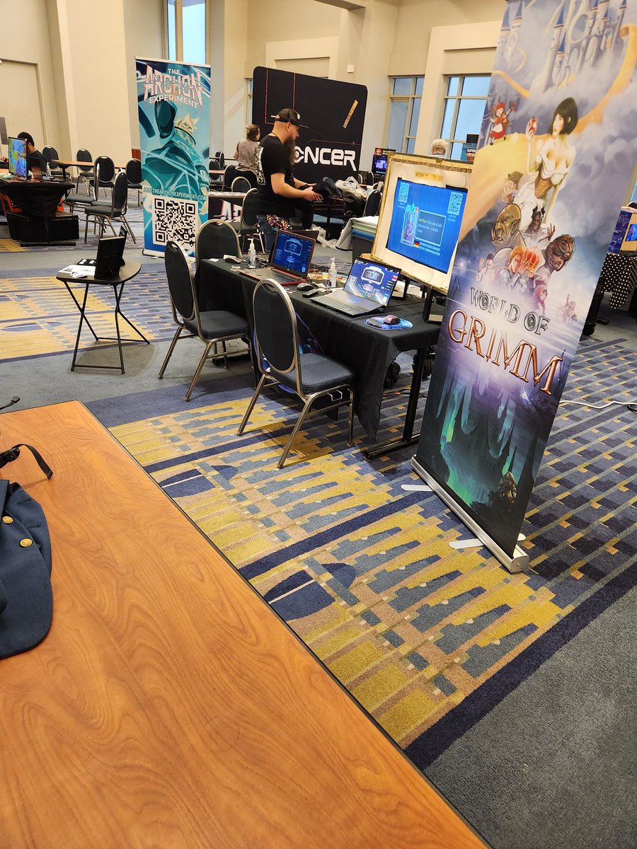 Static City Games | #WorldOfGrimm (@staticcitygames) on Twitter photo Come see us at <a href="/AwesomeCon/">Awesome Con</a> and play some #WorldOfGrimm! In Salon I behind retroware!
#convention #gaming Come see us at <a href="/AwesomeCon/">Awesome Con</a> and play some #WorldOfGrimm! In Salon I behind retroware!
#convention #gaming