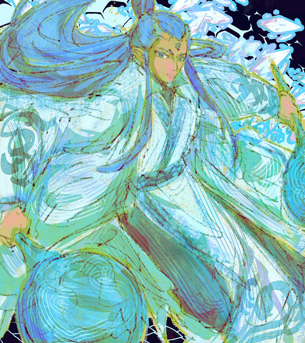 cloudpalettes's tweet image. demon orb &amp;amp; spirit pearl #NeZha2