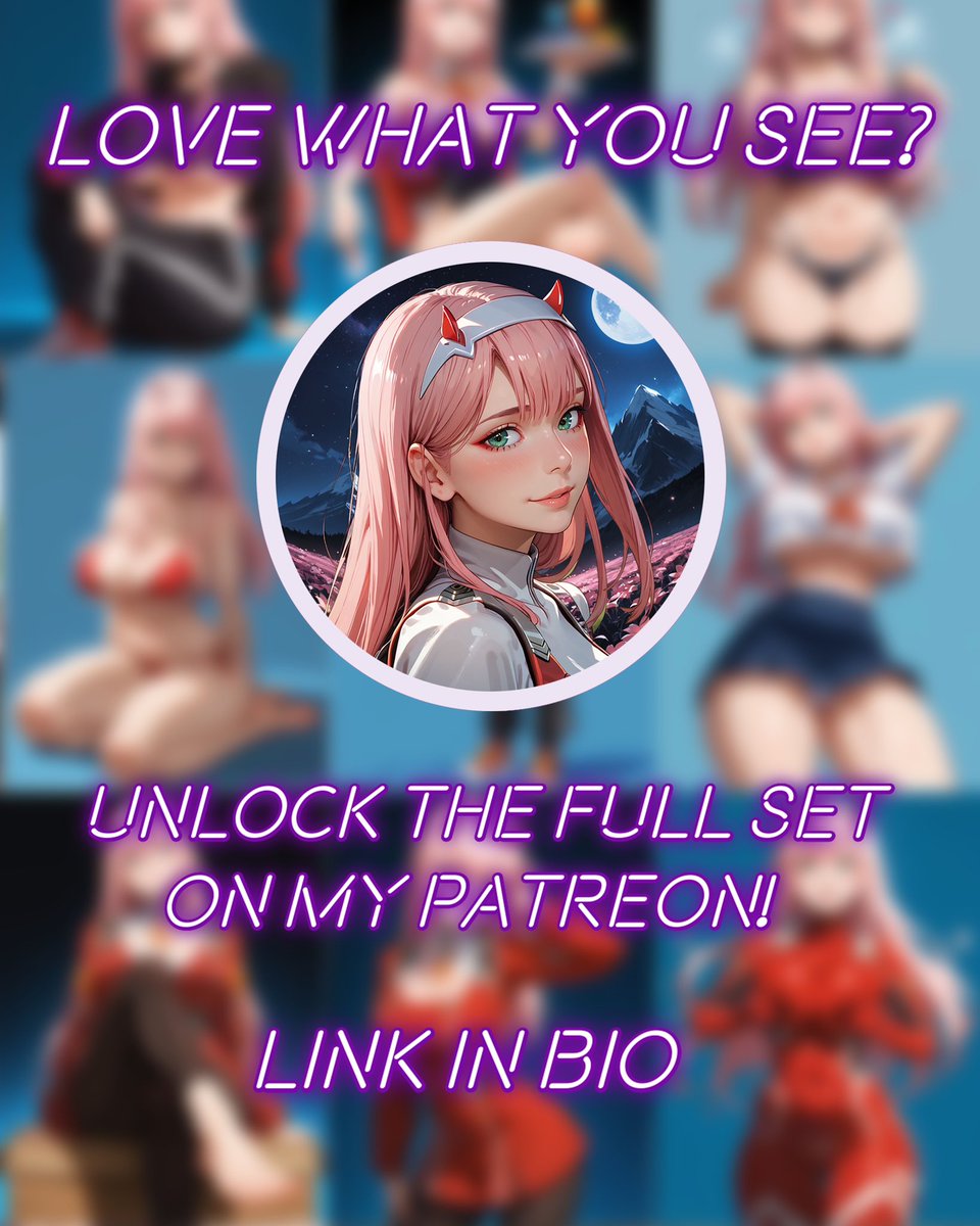 EcchiCrafts's tweet photo. 🌸 Zero Two 🌸  My queen 🥰 
For more Content visit the link in my bio! 💫
━ ━ ━ ━ ━ ━ ━ ━ ━ ━ ━ ━ ━ ━ ━
⎾ Anime ⏌Darling in the Franxx https://t.co/Oxq5iJbwPN