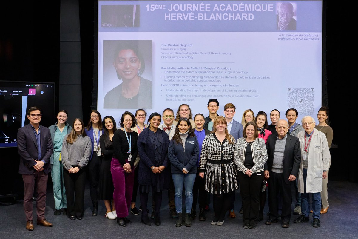 PSORC (@pedsorc) on Twitter photo Exciting talk about how #PSORC is facilitating multi-institutional collaboration in pediatric surgical oncology at <a href="/ChuSteJustine/">CHU Sainte-Justine</a> Journée Académique Hervé-Blanchard! Thank you for hosting our Chair, Dr. Roshni Dasgupta! Exciting talk about how #PSORC is facilitating multi-institutional collaboration in pediatric surgical oncology at <a href="/ChuSteJustine/">CHU Sainte-Justine</a> Journée Académique Hervé-Blanchard! Thank you for hosting our Chair, Dr. Roshni Dasgupta!