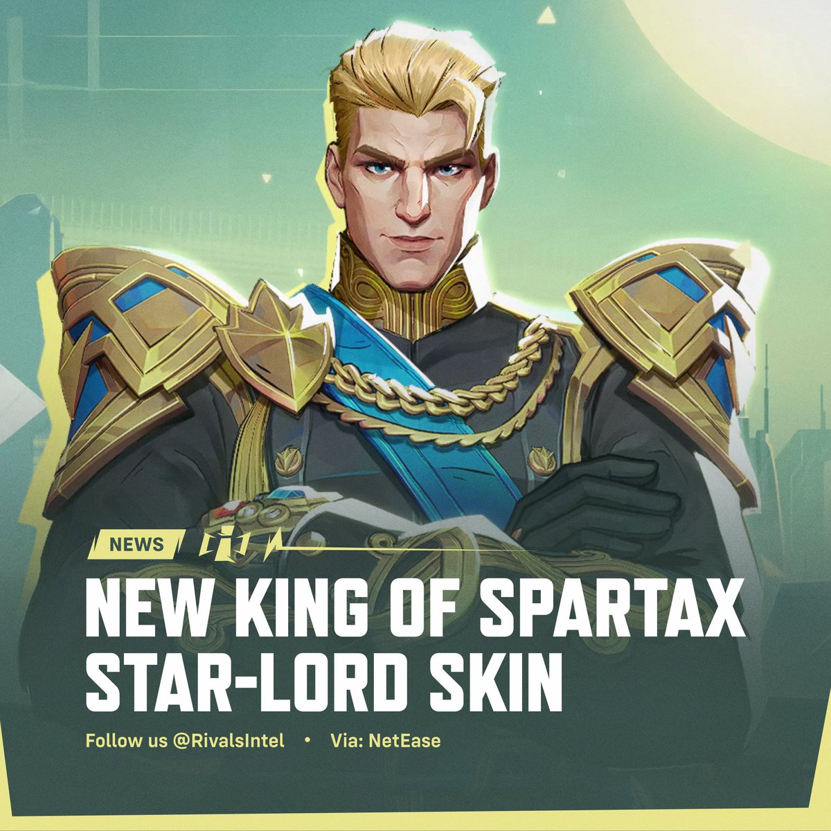 RivalsIntel's tweet image. New #MarvelRivals Skin: 'King of Spartax' Star-Lord 👑
🗓️Releasing: April 11 (UTC)