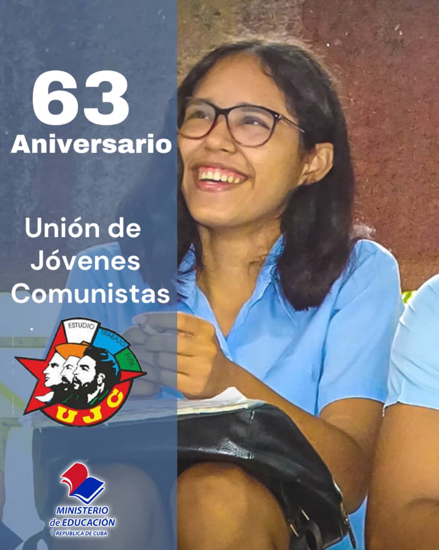 #SiempreJóven 
#SiempreAntimperialista 
#Matanzas
<a href="/CubaMined/">MINED</a> 
<a href="/naimatrujillob/">Naima Ariatne Trujillo Barreto</a> 
<a href="/mariofsabines/">Mario Sabines Lorenzo</a> 
<a href="/CaridadPoey/">Marieta Poey Caridad</a> 
<a href="/EMatancera/">Educación Matancera</a>