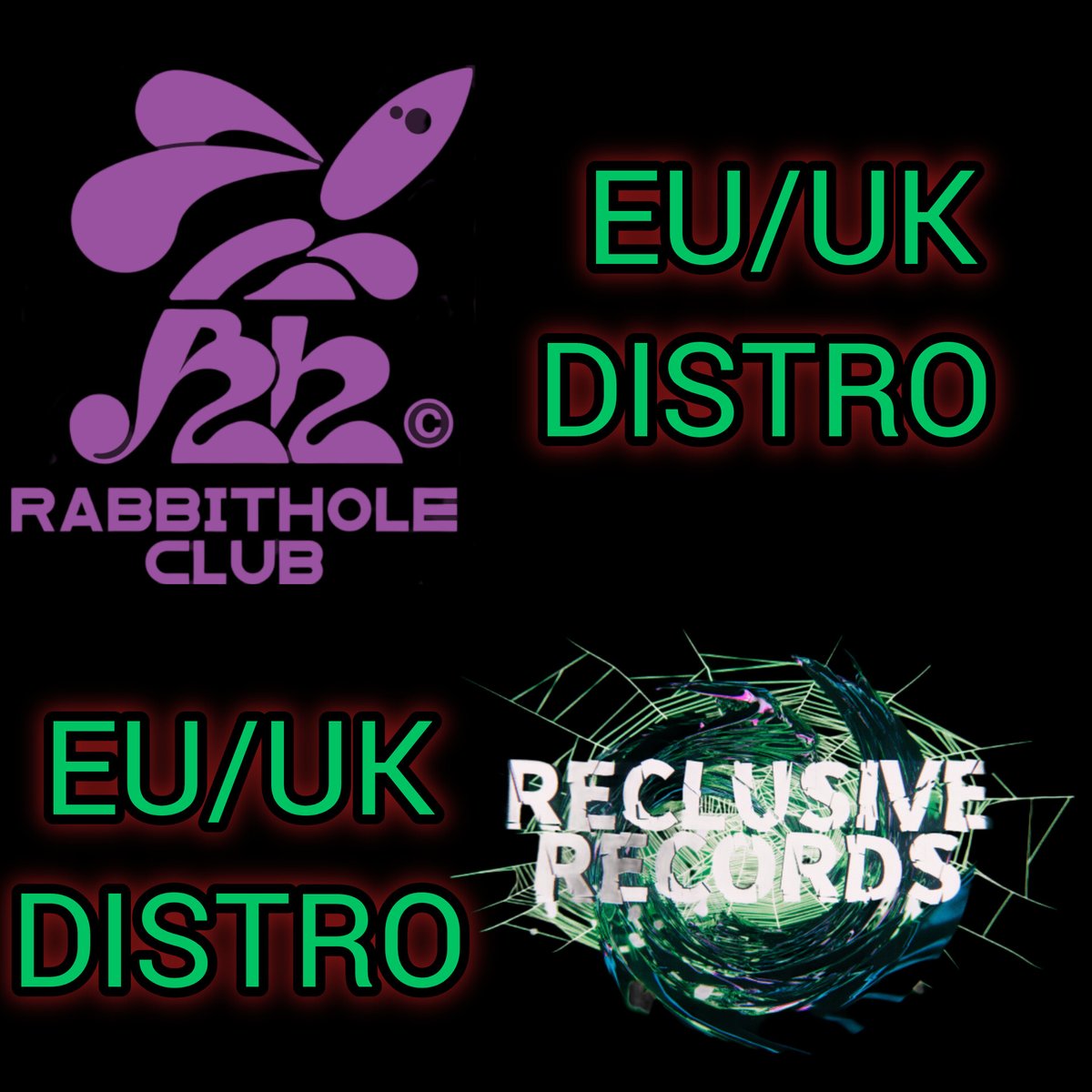 In about 1 hour our frnds over at Rabbithole Club are going to do a full grand opening of the distro section on their website. Reclusive records along with some other fantastic labels as partnered with them for our EU/UK fans for more affordable shipping 

rabbithole.club/pages/distro
