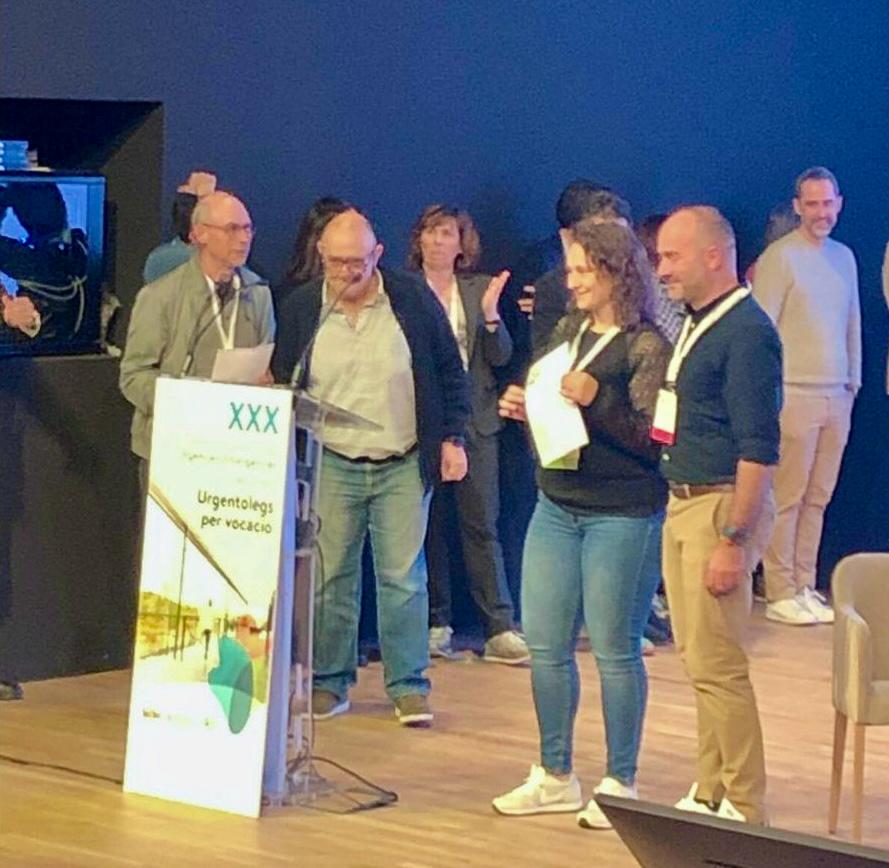 La infermera Mireia Madern ha guanyat el 1r premi del Concurs de compressions toràciques que es fa entre les persones participants. Moltes felicitats! 🥳 

#congresurgencies2025 #socmue