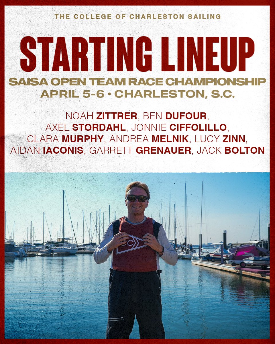 CofCSailing's tweet image. Hosting the SAISA Open Team Race Championship!
#TheCollege 🌴⛵️