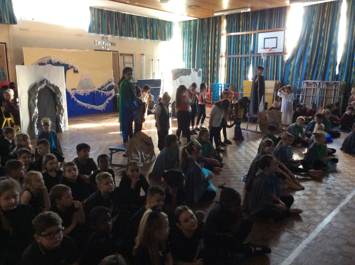 Our wonderful end of term production of The Tempest. Our year 3 and 4 pupils were outstanding and created an amazing performance of drama, dance and song #believetoachieve