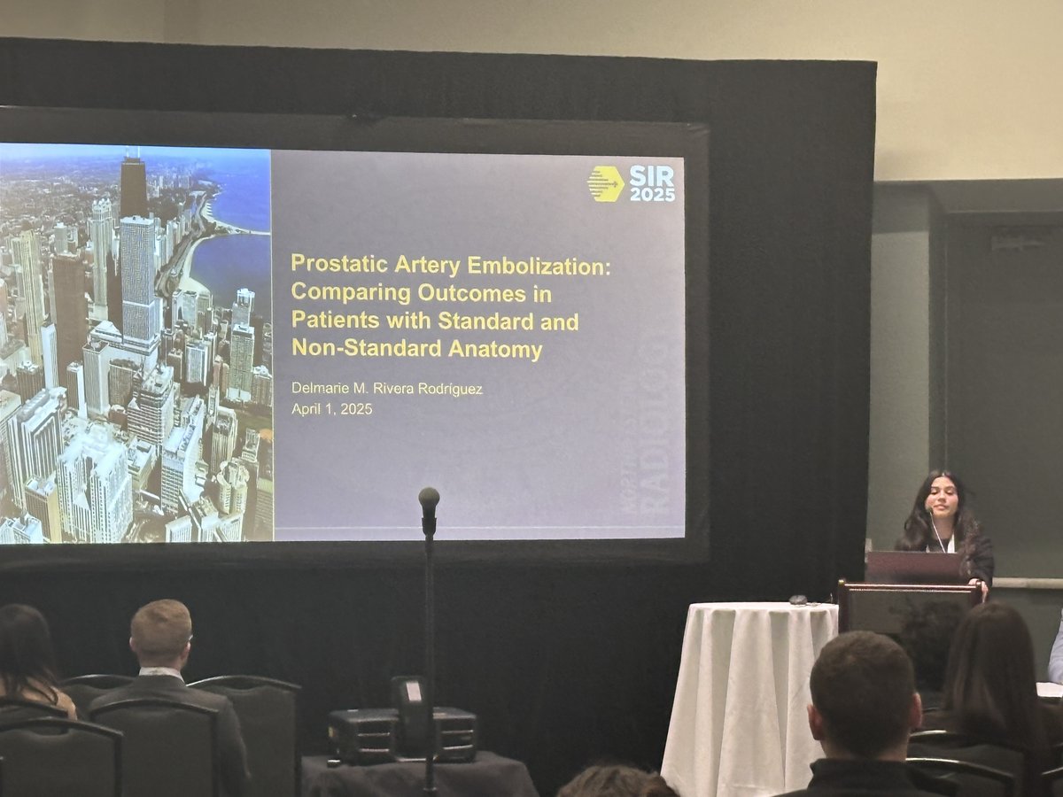 Northwestern Radiology (@nuradiology) on Twitter photo Delmarie Rivera Rodriguez presented "Societal Guidelines Updates on PAE - Are We Finally There?" at #SIR25NASH <a href="/SIRspecialists/">Society of Interventional Radiology</a> #PAE Delmarie Rivera Rodriguez presented "Societal Guidelines Updates on PAE - Are We Finally There?" at #SIR25NASH <a href="/SIRspecialists/">Society of Interventional Radiology</a> #PAE