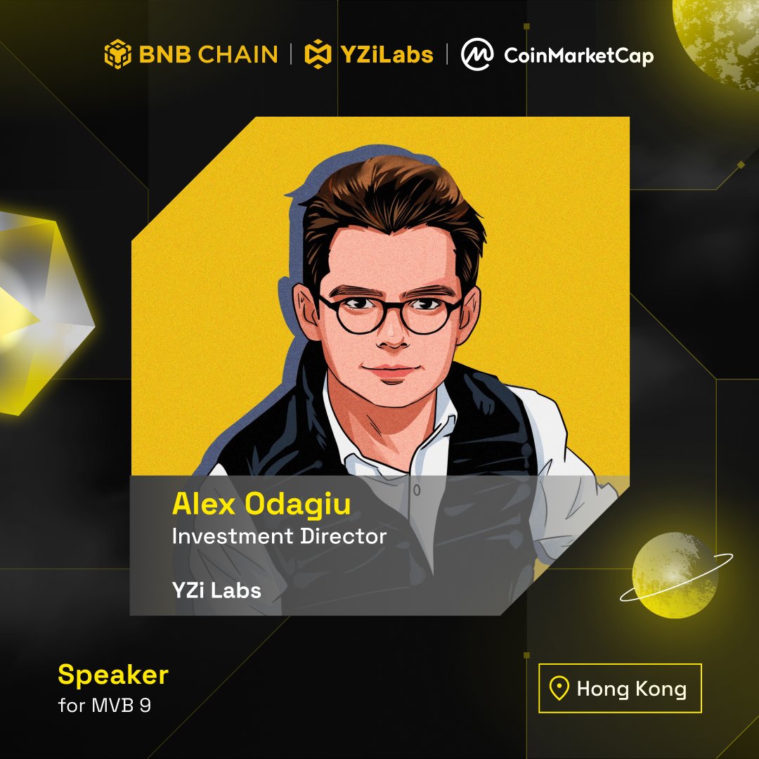 YZi Labs is heading to the Most Valuable Builder (MVB) Offsite in Hong Kong this weekend to kick off #MVB9 by <a href="/BNBCHAIN/">BNB Chain</a>, in partnership with <a href="/yzilabs/">YZi Labs</a> and <a href="/CoinMarketCap/">CoinMarketCap</a>.

<a href="/ellazhang516/">Ella Zhang</a> and <a href="/odagius/">Alex</a> will be on-site, sharing insights with some of the most promising early-stage
