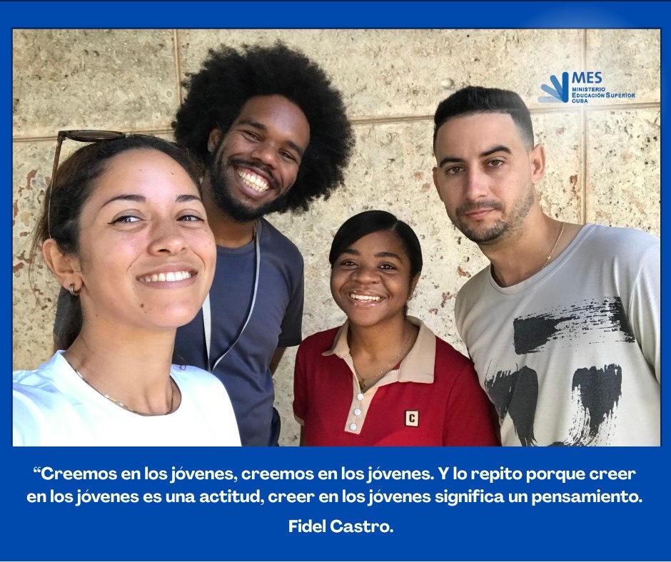 🎉🫶🌹❗Muchas felicidades a la juventud, en especial a los jóvenes de la comunidad universitaria cubana.❗

¡Feliz y lindo día de alegría y compromiso con la Patria!! 🇨🇺😘😃🌻

#Cuba #SiempreJoven 
#UJCdeCuba
