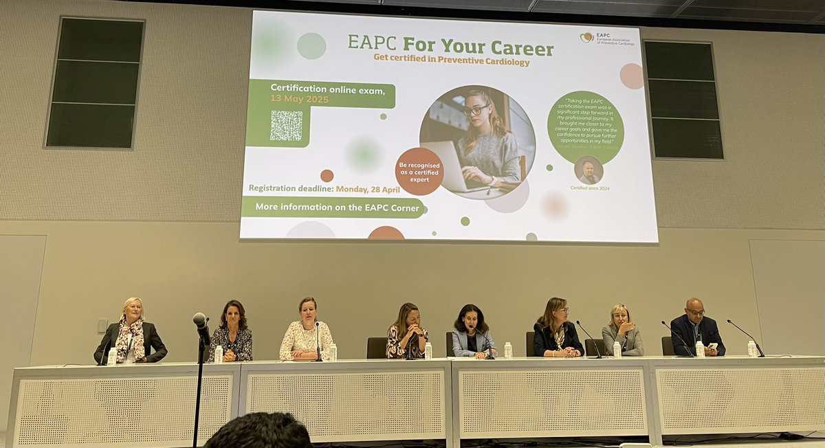 Dr Anastasia Mihailidou FAHA FCSANZ FESC (@anastasiasmihai) on Twitter photo A super initiative of #ESCPrev2025 is the Panel session of <a href="/escardio/">European Society of Cardiology</a> Association Presidents: United for #Prevention #cvPrev
Wonderful to see strong #Leadership!
<a href="/EAPCPresident/">EAPCPresident</a> <a href="/ESC_President/">ESC President</a> <a href="/Suzanne_ESC/">Suzanne</a> <a href="/ACNAPPresident/">ACNAPPresident</a> <a href="/alaide_chief/">chief</a> <a href="/denisamuraru/">Denisa Muraru</a> A super initiative of #ESCPrev2025 is the Panel session of <a href="/escardio/">European Society of Cardiology</a> Association Presidents: United for #Prevention #cvPrev
Wonderful to see strong #Leadership!
<a href="/EAPCPresident/">EAPCPresident</a> <a href="/ESC_President/">ESC President</a> <a href="/Suzanne_ESC/">Suzanne</a> <a href="/ACNAPPresident/">ACNAPPresident</a> <a href="/alaide_chief/">chief</a> <a href="/denisamuraru/">Denisa Muraru</a>