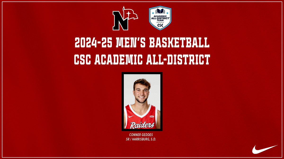 NWC Red Raiders (@nwcraiders) on Twitter photo ๐ Geddes Receives Academic Honor
๐ฐ: tinyurl.com/28caewd6
#RaidersStandOut | <a href="/NWCBasketball/">Northwestern College Basketball</a> ๐ Geddes Receives Academic Honor
๐ฐ: tinyurl.com/28caewd6
#RaidersStandOut | <a href="/NWCBasketball/">Northwestern College Basketball</a>