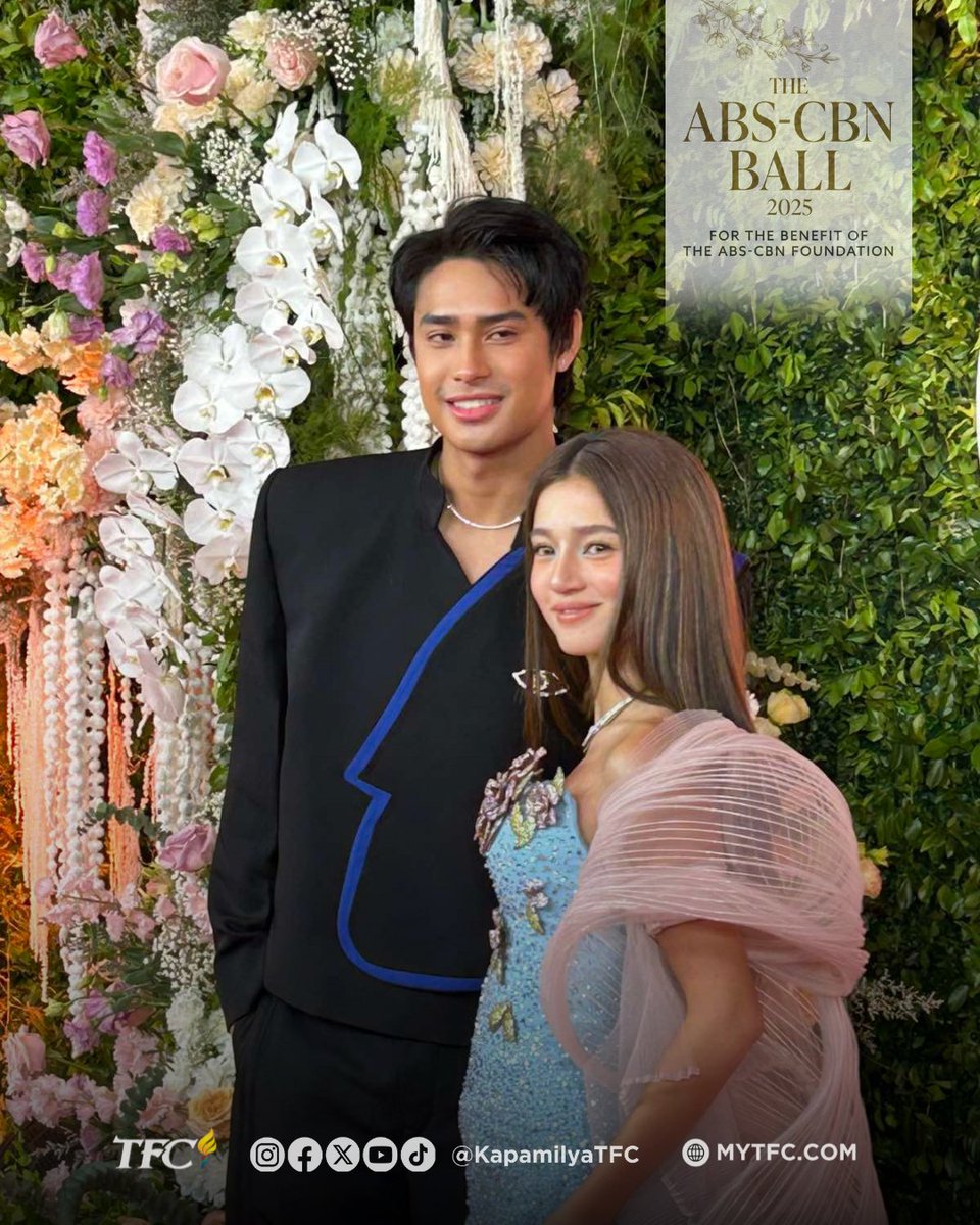 KapamilyaTFC's tweet photo. ✨ Donny Pangilinan and Belle Mariano, aka #DonBelle, shine brightly on the ABS-CBN Ball 2025 red carpet!

#DonBelle #DonnyPangilnan #BelleMariano #BrighterTogether #ABSCBNBall2025 #ABSCBN #TFC https://t.co/rf8cabJqpO