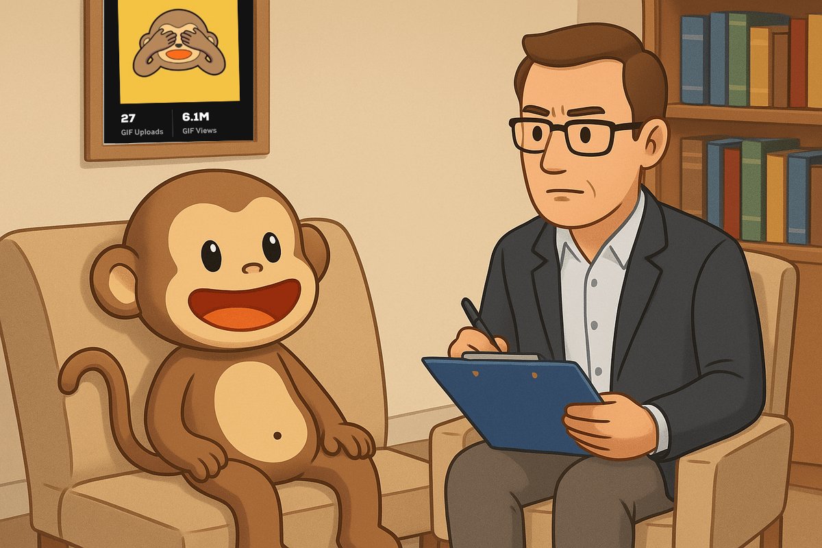 Therapist: And what makes you feel validated?

Wise Monkey: We just reached 6.1M Giphy views.
