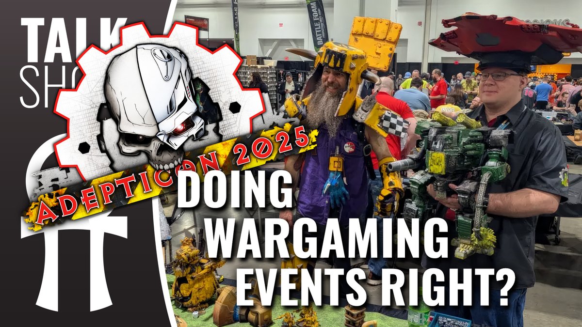 ontabletop's tweet image. In this week's #CultOfGames we're joined by community member Martin from @martinrusse11 to talk about his trip to #AdeptiCon and how it recharged those wargaming batteries. Do we need more conventions like that over here? beastsofwar.com/featured/cult-…