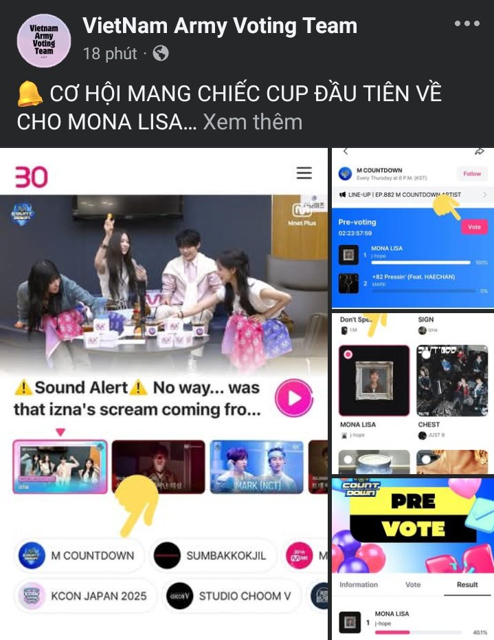 Page vote mới của V-Army🇻🇳. Chuẩn bị cho sự trở lại của BTS page vote đã có mặt rùi nè. Mọi ng hôm nay đã vote chưa ạ 🔥🔥🔥

Link page : facebook.com/share/1A4fgPee…

#BTS #ARMY