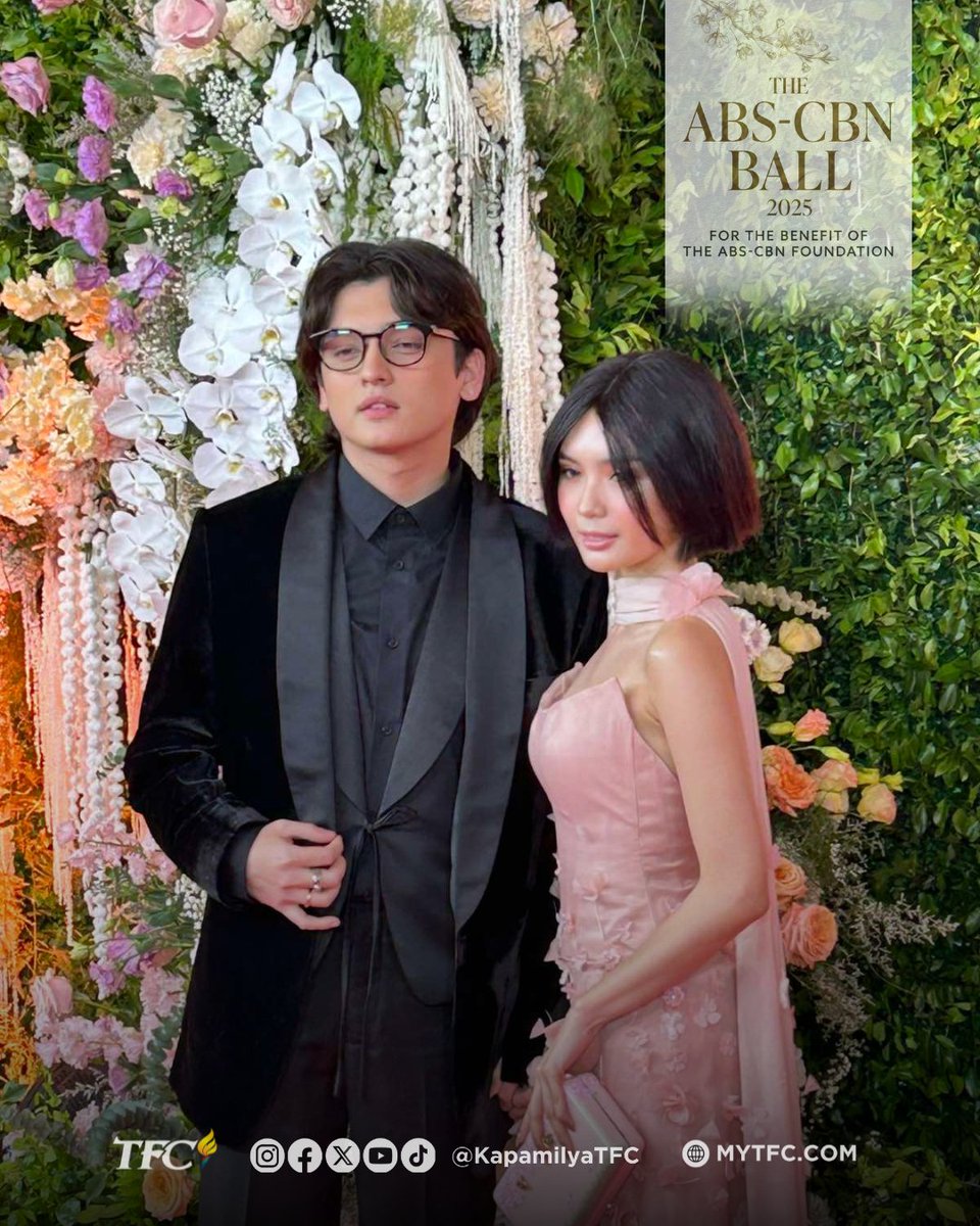 KapamilyaTFC's tweet photo. ✨ FranSeth take over the ABS-CBN Ball 2025 red carpet with undeniable chemistry! 💫

#FranSeth #SethFedelin #FrancineDiaz #BrighterTogether #ABSCBNBall2025 #ABSCBN #TFC https://t.co/fUN3reMG32