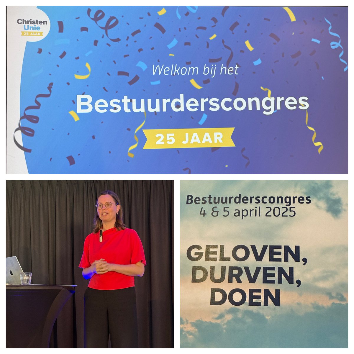hnsvandijk's tweet image. Vandaag en morgen aanwezig op het congres van de bestuurdersvereniging van de @christenunie. 

Tijdens dit congres natuurlijk een inspirerende speech van @mirjambikker . Verder nog veel workshops en interactieve sessies o.a. ter voorbereiding van de verkiezingen ook voor de…