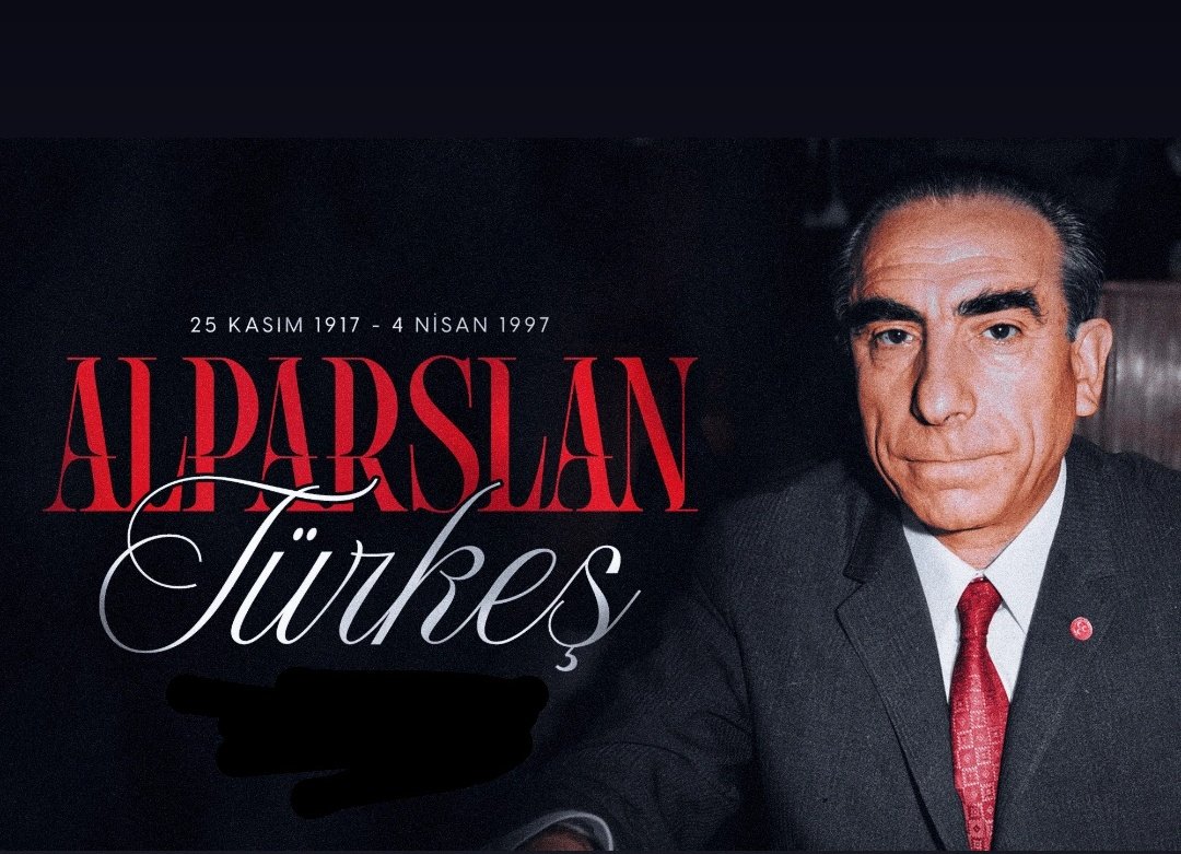 Rahmetle yâd ediyorum. Mekânı cennet, makamı ali olsun.
#AlparslanTuerkes