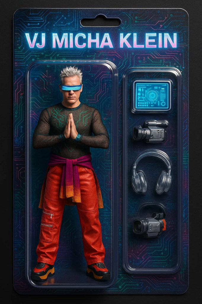 Y2K founder action figure! 💊😎🚀 Nostalgia vibes!!!  <a href="/MichaKlein1/">Micha Klein</a>