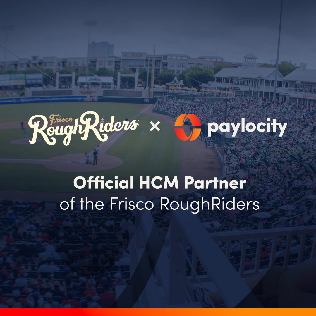 Paylocity (@paylocity) on Twitter photo Paylocity is proud to announce that we’re partnering with the <a href="/RidersBaseball/">Frisco RoughRiders</a> to provide unmatched scalability, simplicity, and functionality – all in a single HCM platform. ⚾
We’re excited to be added to the lineup for the 2025 season and beyond! #LetsRide #HCMSimplified Paylocity is proud to announce that we’re partnering with the <a href="/RidersBaseball/">Frisco RoughRiders</a> to provide unmatched scalability, simplicity, and functionality – all in a single HCM platform. ⚾
We’re excited to be added to the lineup for the 2025 season and beyond! #LetsRide #HCMSimplified