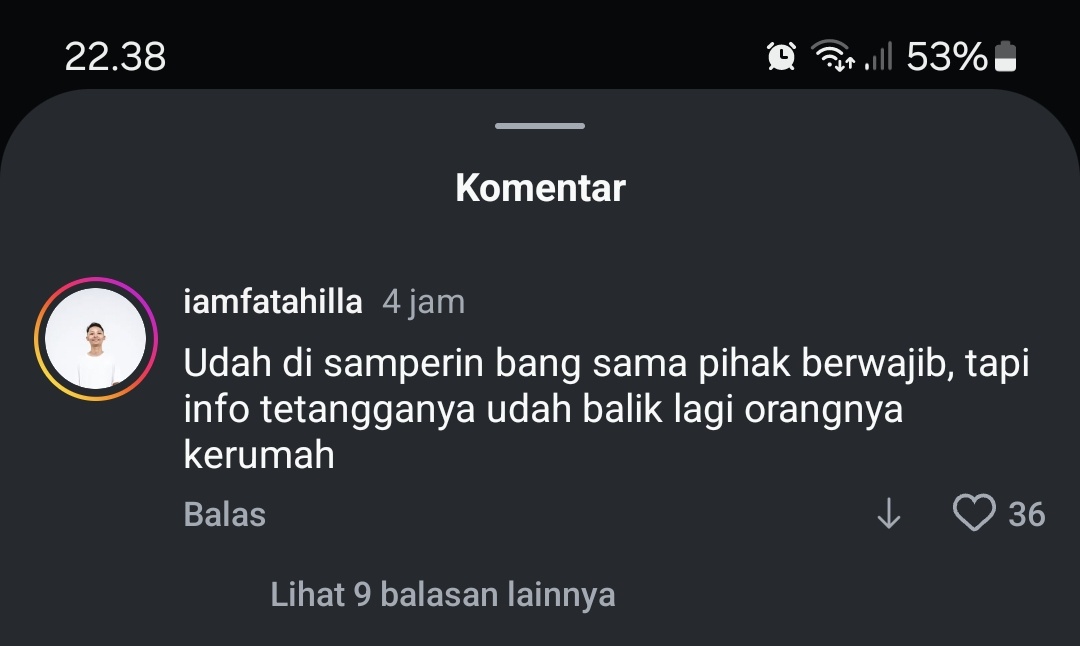 khmsnhmd's tweet photo. @seeksixsuck Infonya sudah pulang bang https://t.co/sLgUQUz2N7