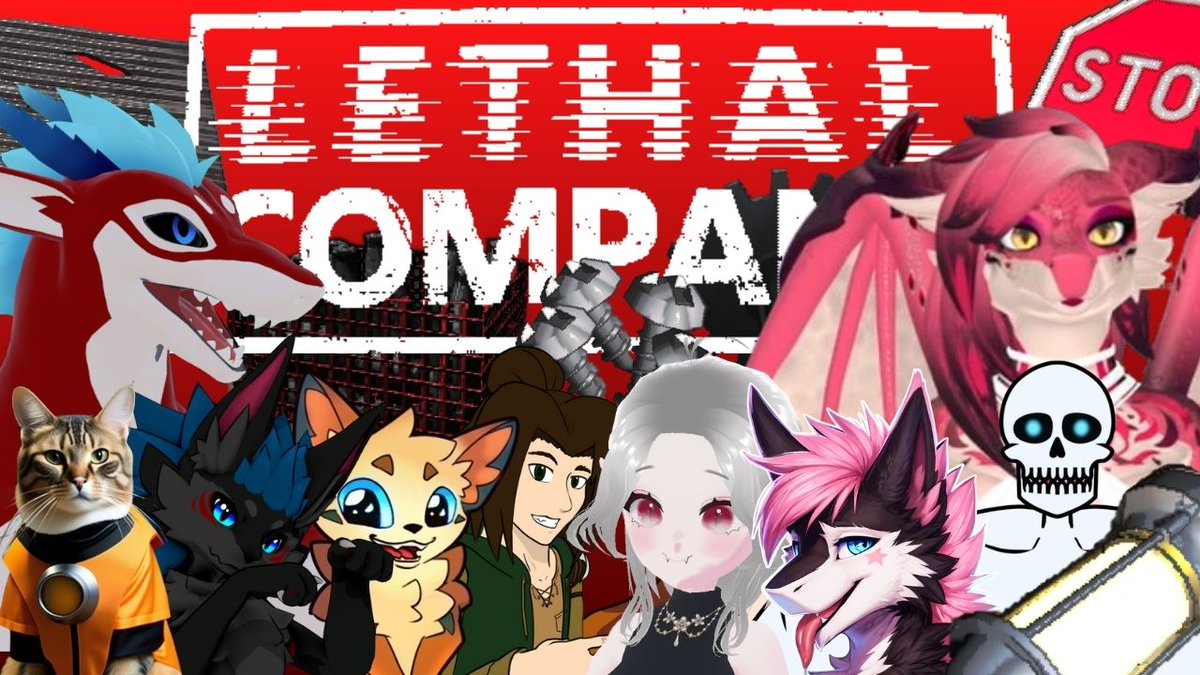 Starsvr82's tweet image. so tonight stream will be a big 1. we are doing a big callable stream and we are doing it for the company.
total of around 10 will join in in this modded lethal company stream. total of 8 streamers. stream starts at 8 pm CEST. hope to see you al there. twitch.tv/stars_vr