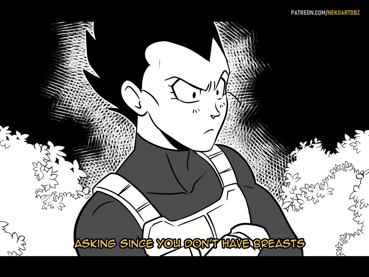 'Counterparts'  [Panels #31-33]
Whis prepared a special training for Goku and Vegeta with their  counterparts.
Goku meets Vegeko 🤭
#DragonBall

More of this comic is already available on my Patr3on 