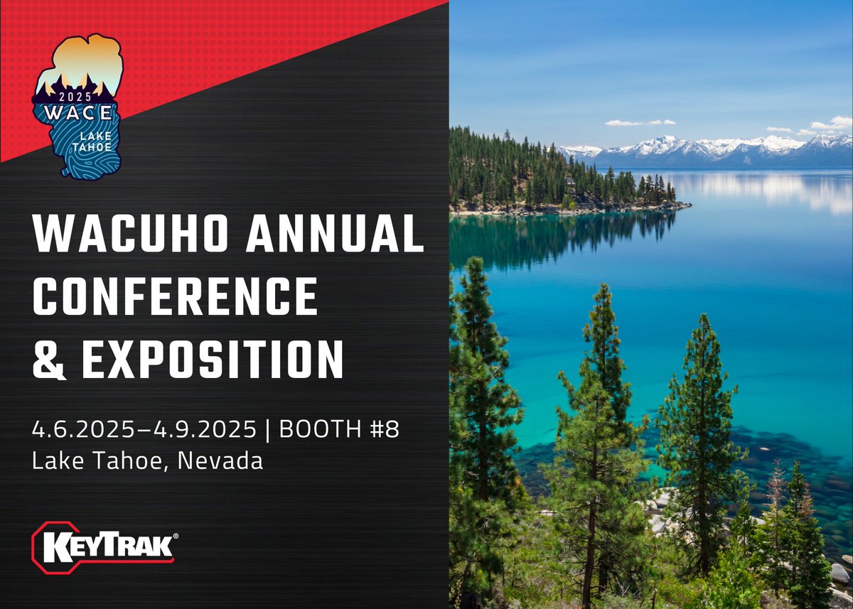KeyTrak's tweet image. Heading to Lake Tahoe, Nevada, for the Western Association of College &amp;amp; University Housing Officers (WACUHO) WACE Conference?

Don’t forget to visit booth #8 from April 6 to 9 to see our key control solutions in action.

#KeyTrak #WACE #WACUHO #Housing #College #KeyManagement